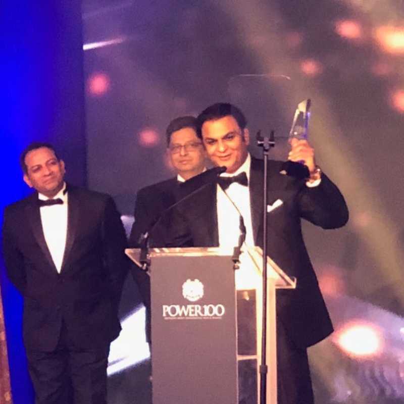 Professor Sarwar Khawaja honored at #TheTopMuslim100 event in London for his educational contributions _